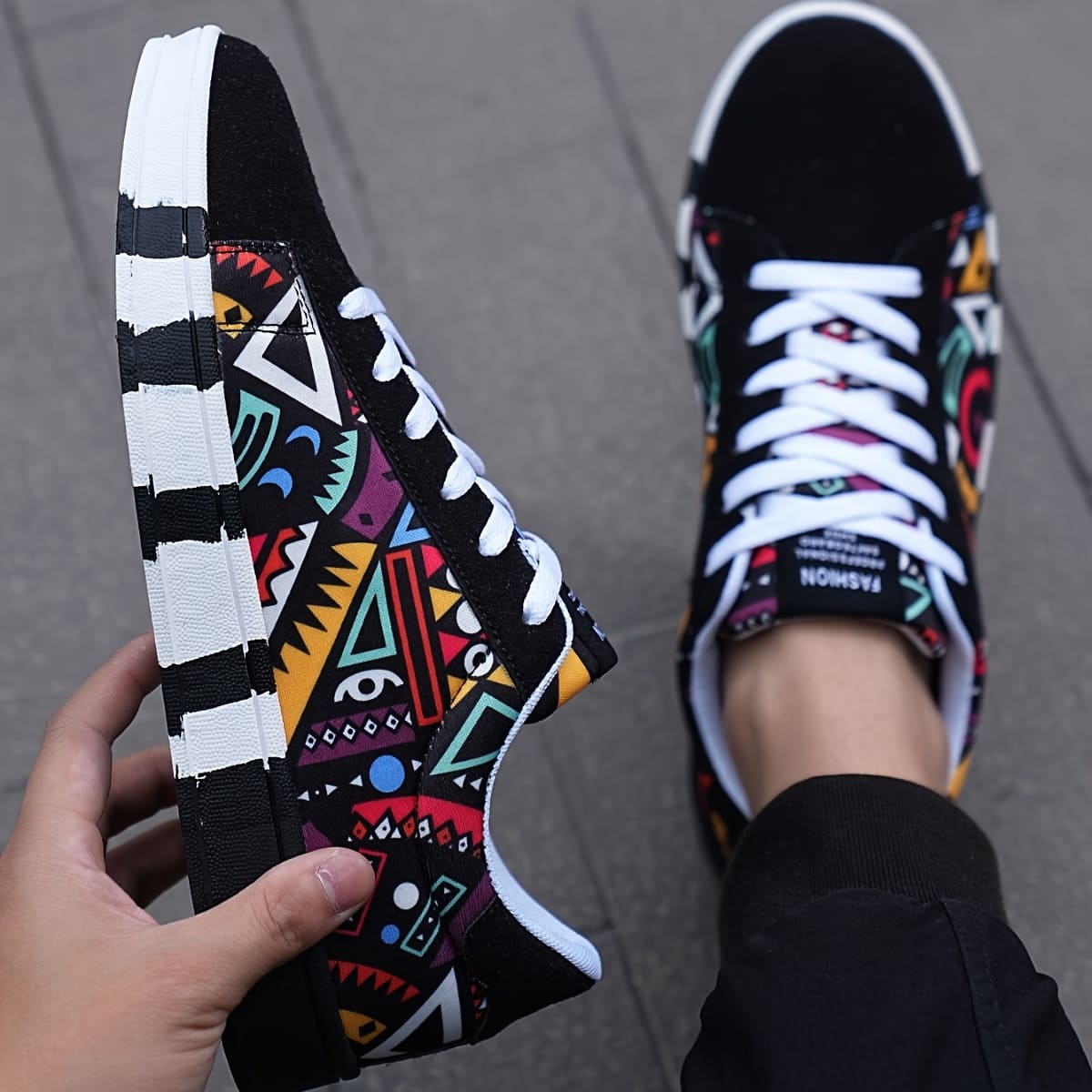 Tênis Streetwear Abstrato Shakal