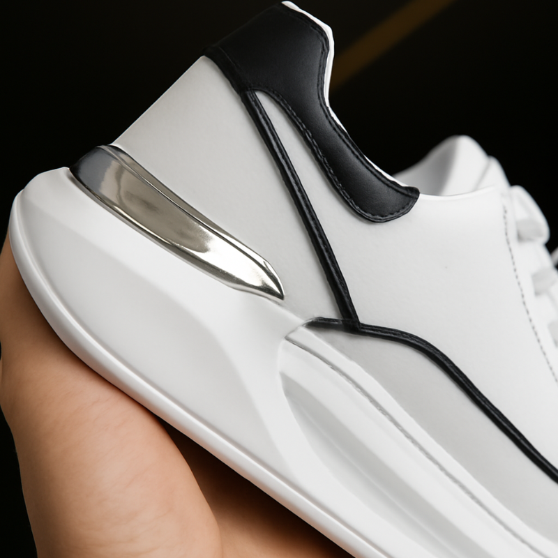 Tênis Oversized De Couro Sintético Shakal®