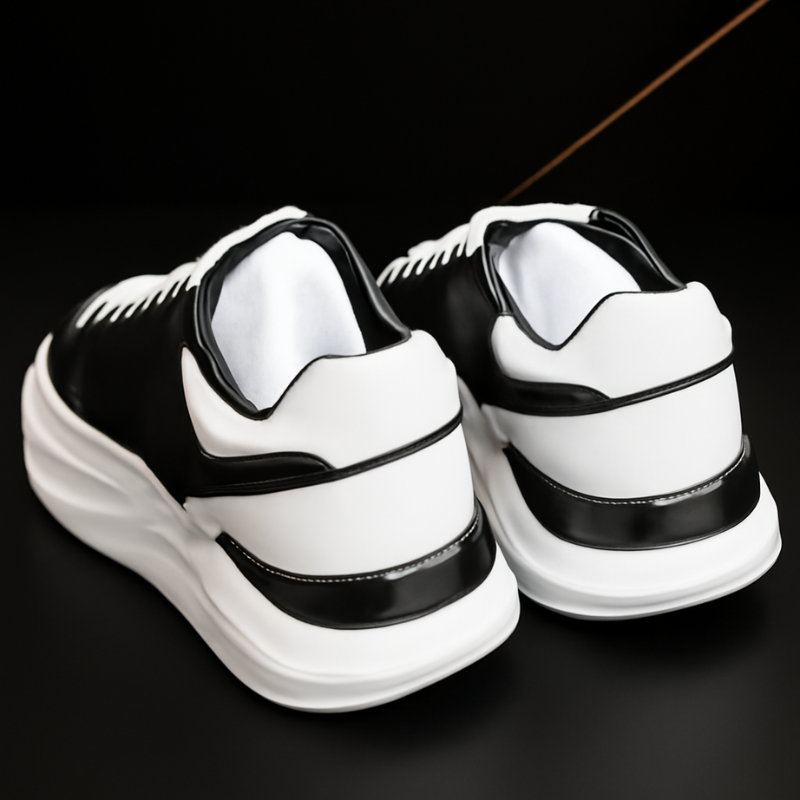 Tênis Oversized De Couro Sintético Shakal®