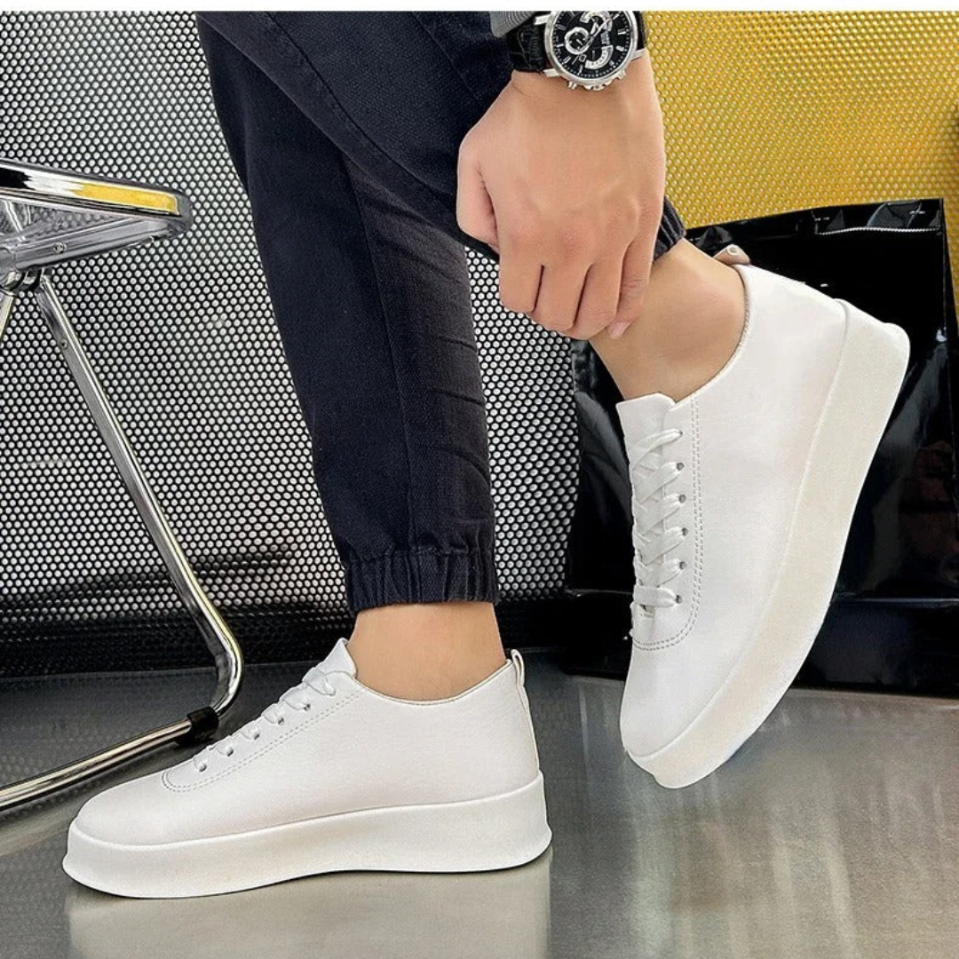 Tênis Masulino Fashion em Couro PU