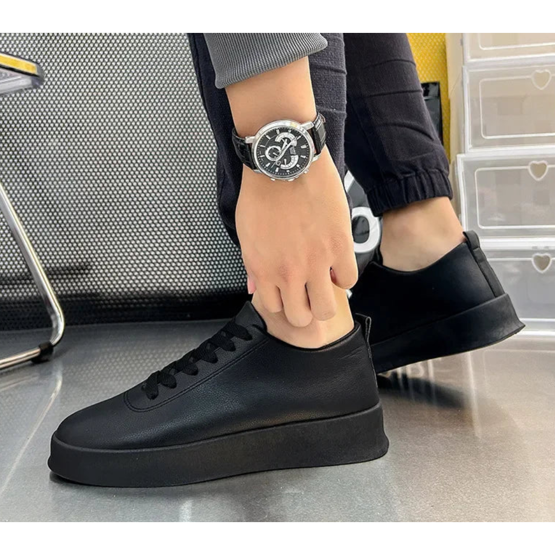 Tênis Masulino Fashion em Couro PU