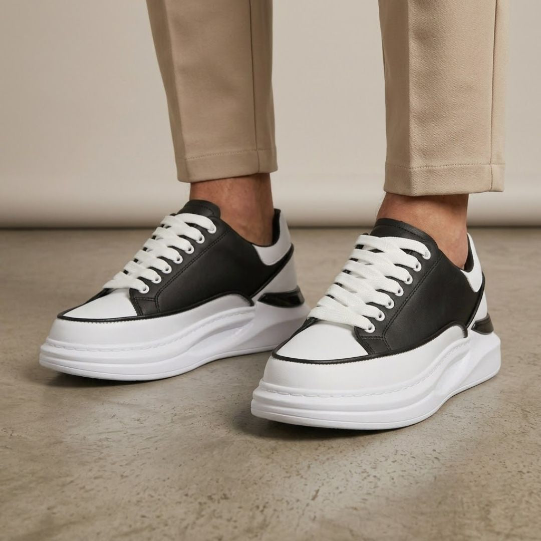 Tênis Oversized De Couro Sintético Shakal®