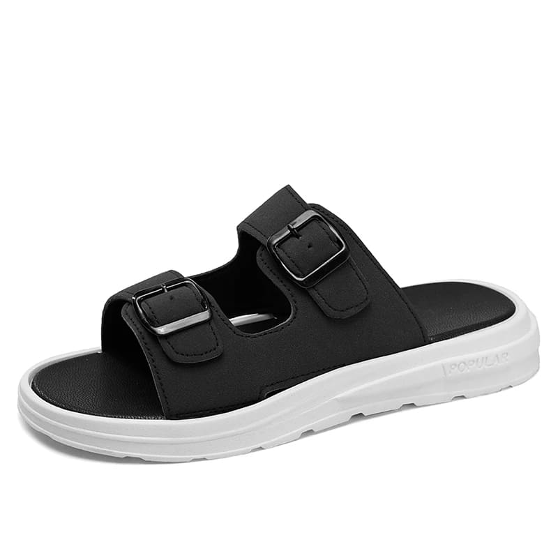 Sandália Masculina de Couro Antederrapante