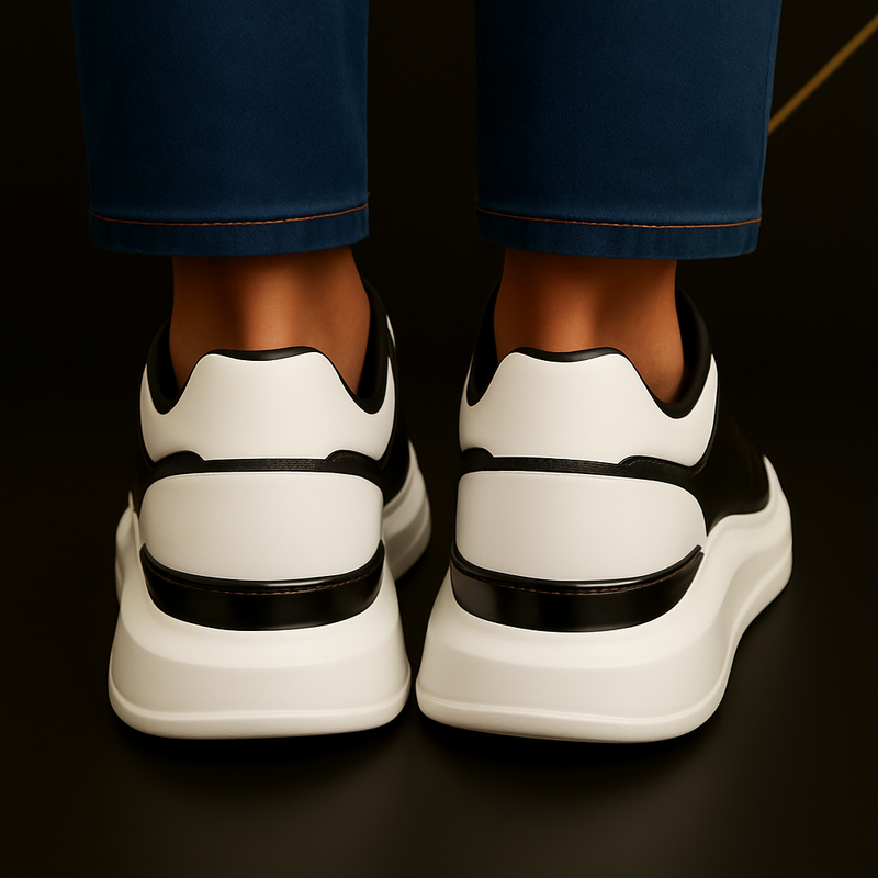 Tênis Oversized De Couro Sintético Shakal®