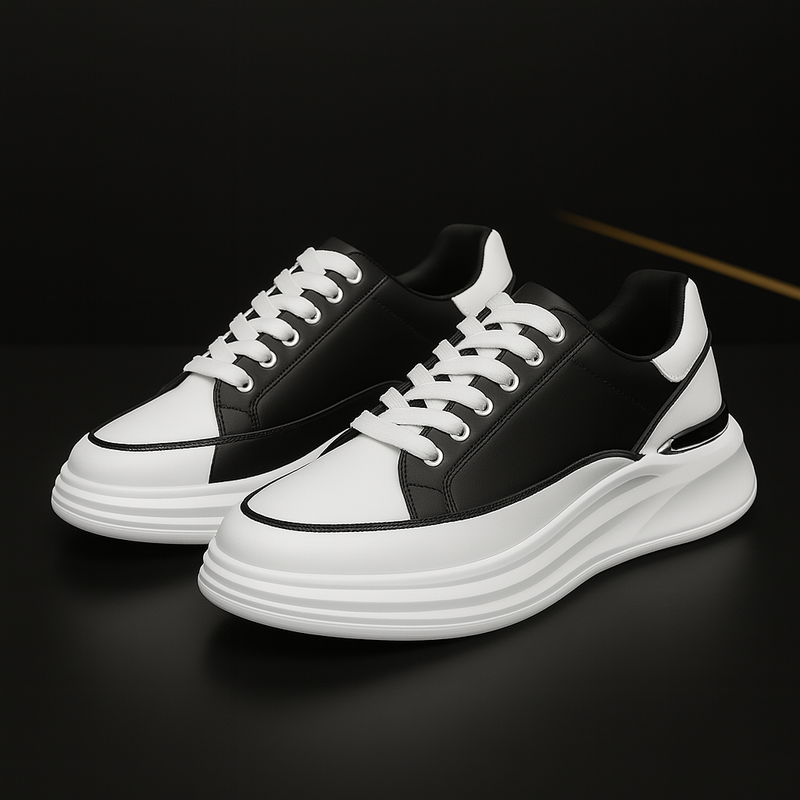 Tênis Oversized De Couro Sintético Shakal®
