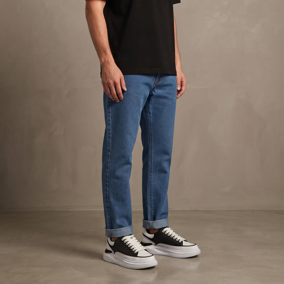 Tênis Oversized De Couro Sintético Shakal®