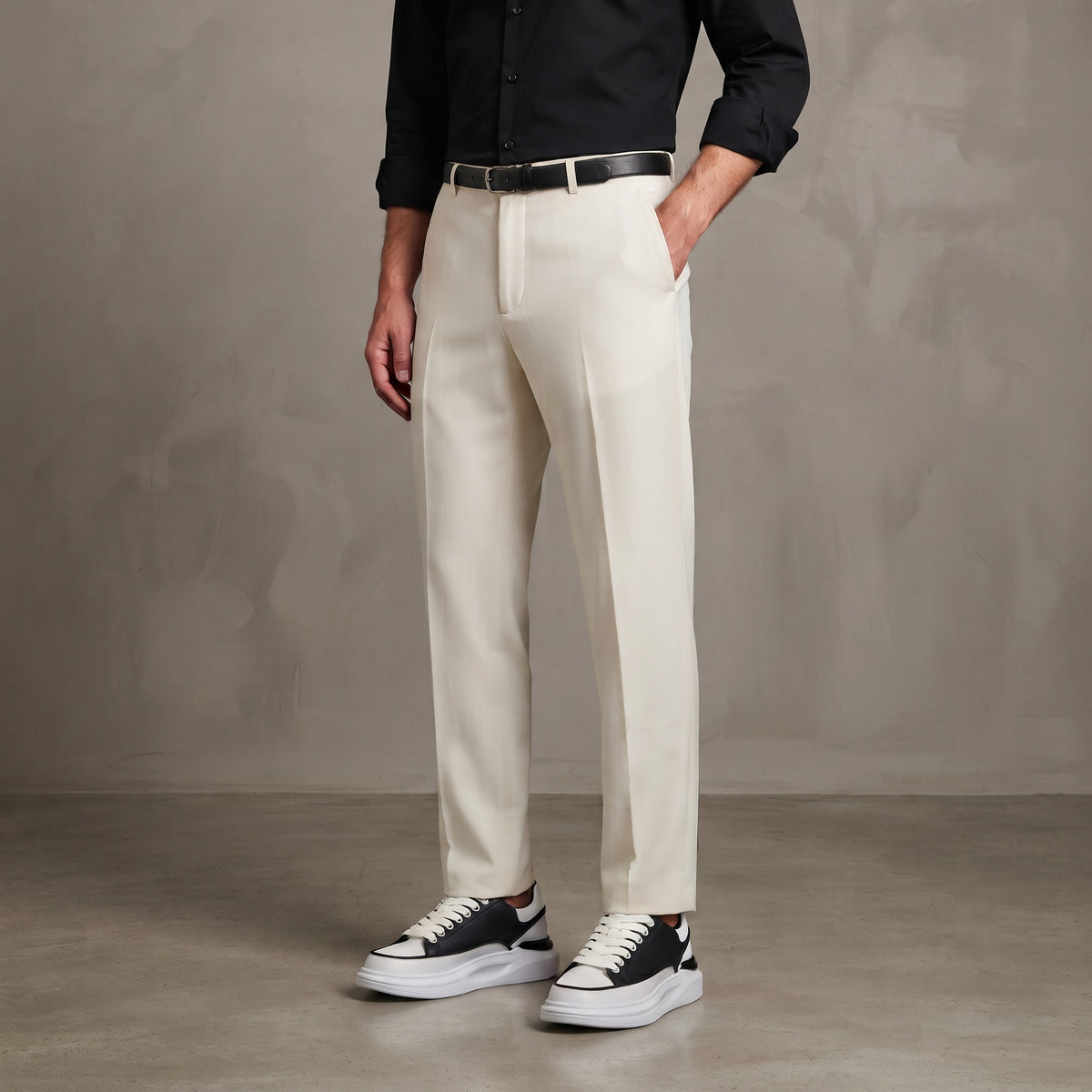 Tênis Oversized De Couro Sintético Shakal®