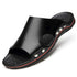 Sandália Masculina Casual De Couro