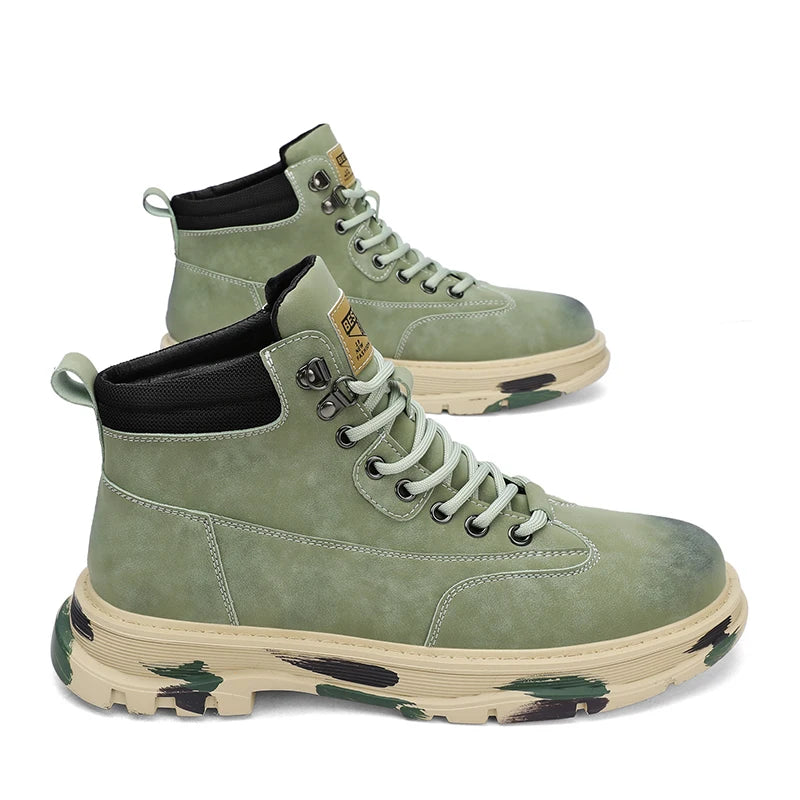 Bota Masculina Militar Couro Shakal