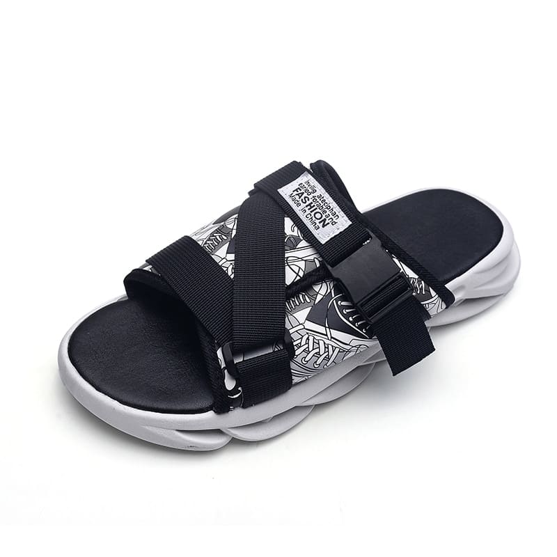 Chinelo Slide Masculino Preto - Loja Shakal