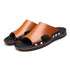 Sandália Masculina Casual De Couro