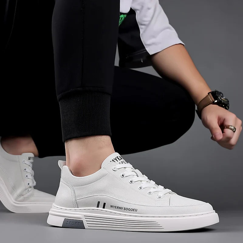 Tênis Masculino De Couro Legítimo Shakal