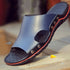 Sandália Masculina Casual De Couro
