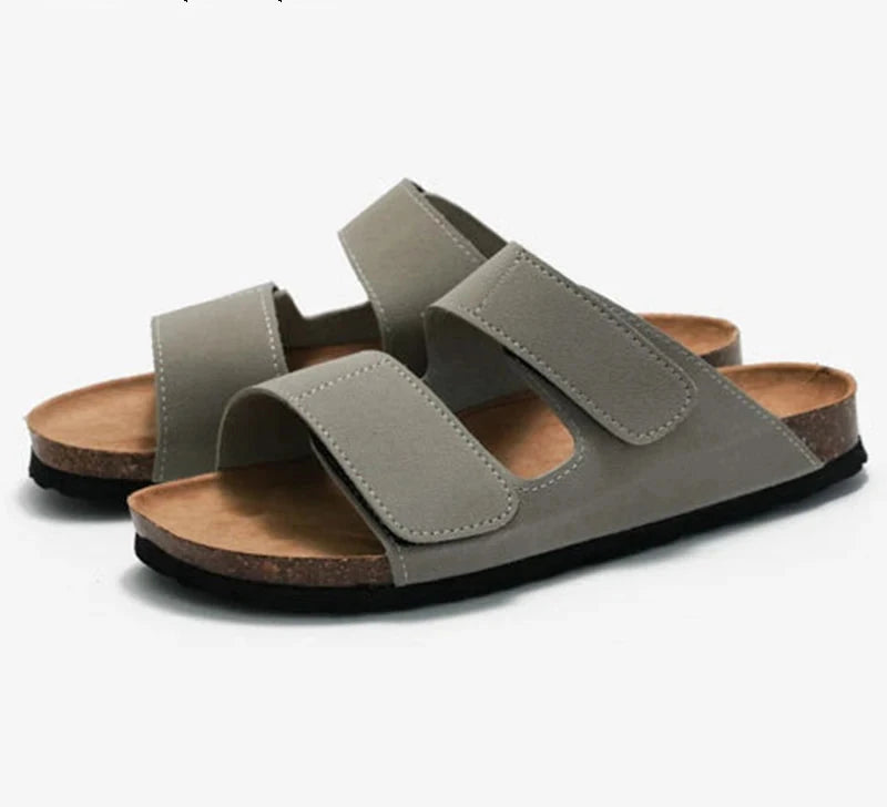 Sandália Birken Masculina Casual de Couro