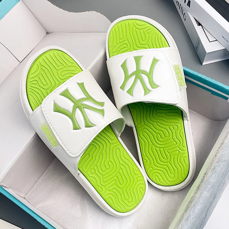 Chinelo Slide Masculino Branco - Loja Shakal