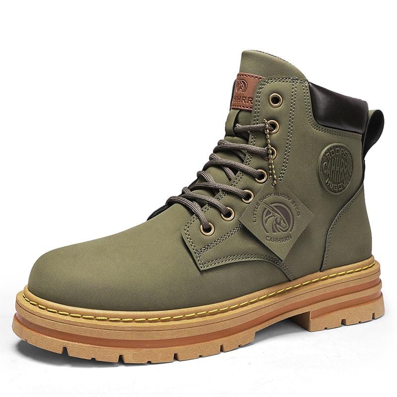 Bota Masculina em couro Coturno Alpha Man 