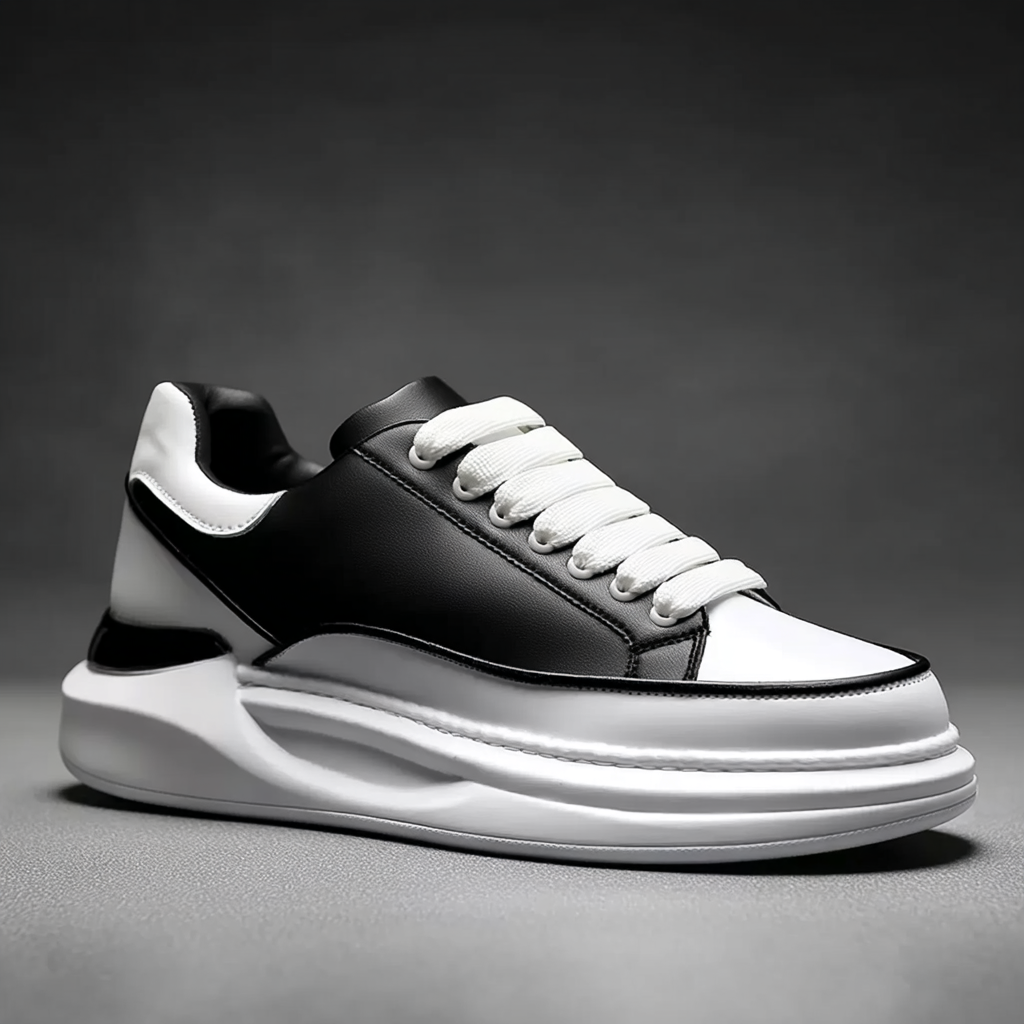 Tênis Oversized De Couro Sintético Shakal®
