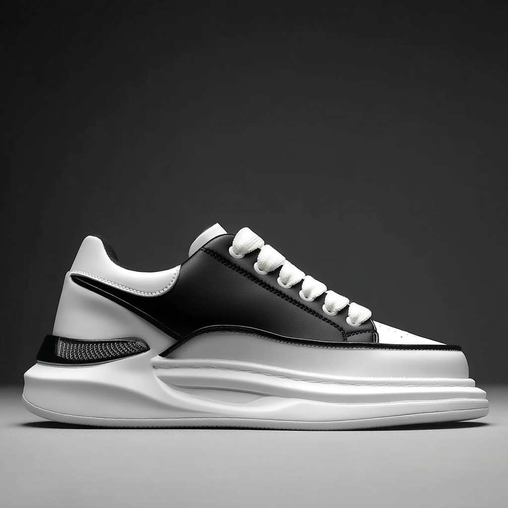 Tênis Oversized De Couro Sintético Shakal®